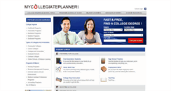 Desktop Screenshot of mycollegiateplanner.com